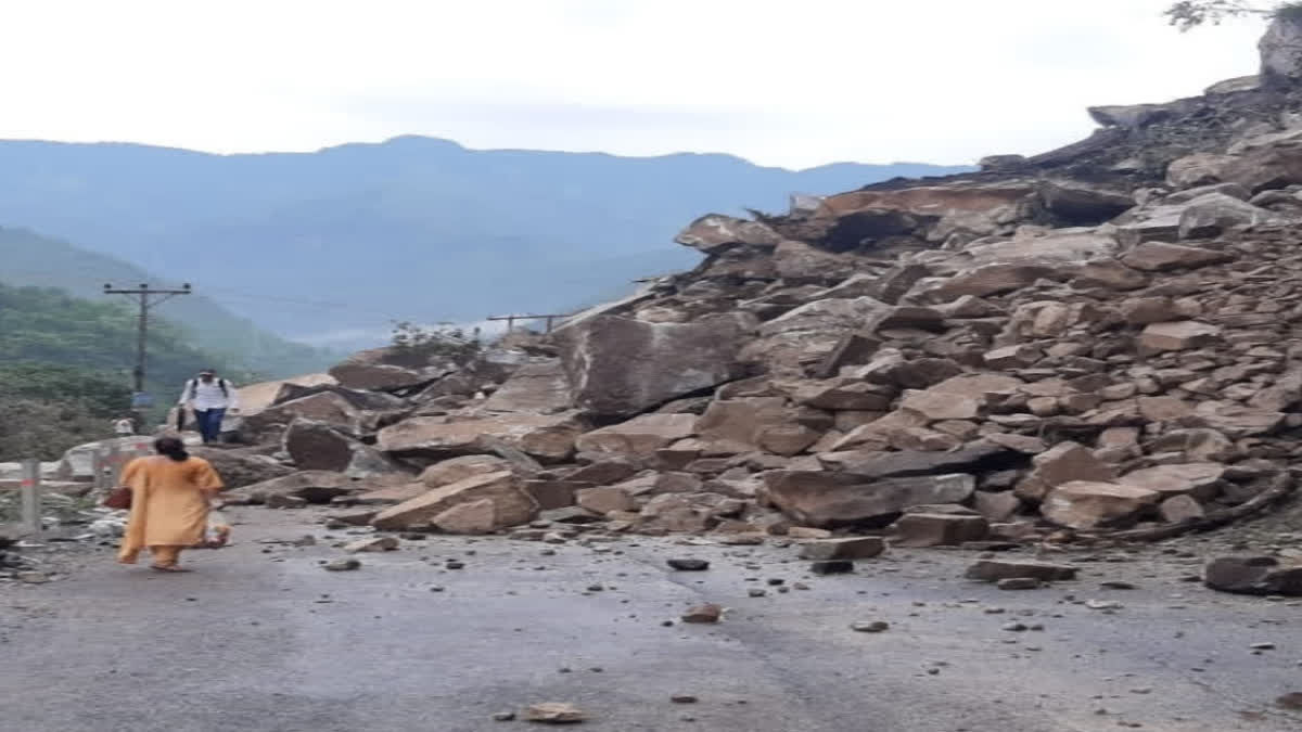 Landslide in Lahaul-Spiti