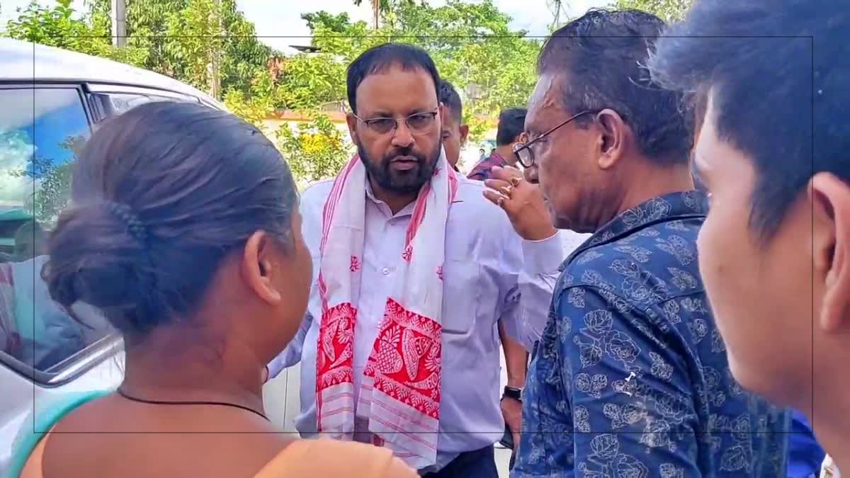 Minister Keshab Mahanta at Rangia model hospital