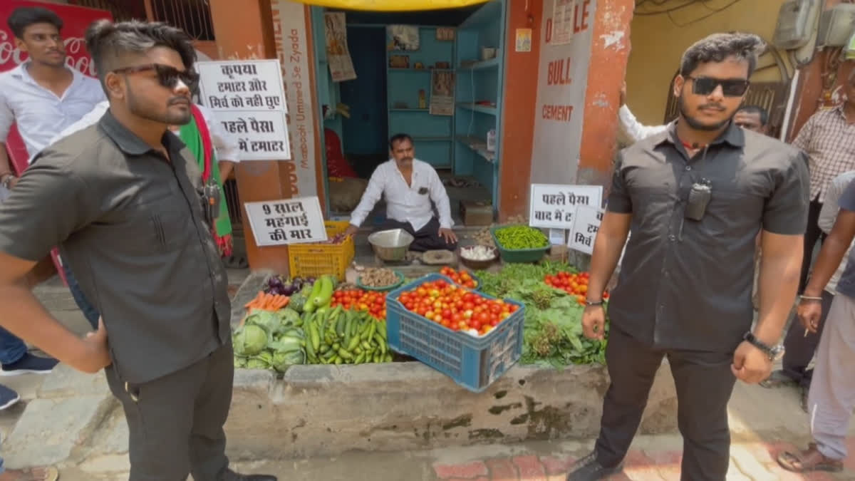 Have you ever heard about a vegetable vendor hiring bouncers for protecting tomatoes? It sounds weird! But yes, it is true, the vendor who hails from Varanasi in Uttar Pradesh hired bouncers to protect the costly vegetable from customers. A kitchen sans tomatoes are unimaginable and every household in India stores tomatoes in their kitchens as they go into the majority of the dishes. With the steep rise in tomato prices, a tomato vendor in Varanasi hired bouncers to protect the prized possession. Shop owner Ajay Fauji said he hired bouncers as people are looting tomatoes as the prices of tomatoes are skyrocketing. Tomatoes are being sold for Rs 160 per kg.