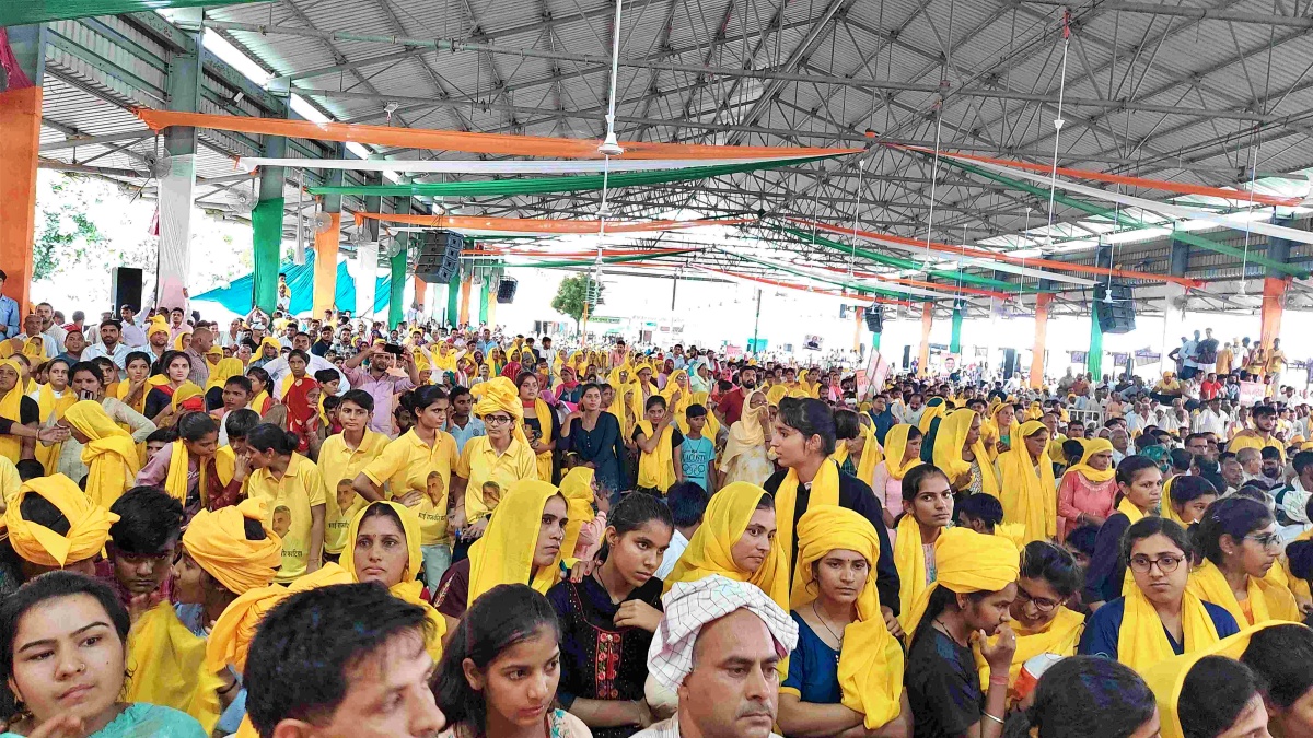 Bhupinder hooda rally in bhiwani
