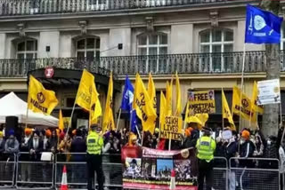 Khalistan slogans raised abroad, protest outside Melbourne-UK Embassy unsuccessful