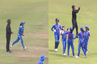 IND W vs BAN W  minnu mani first internationalal wicket  minnu mani first internationalal wicket  India Women vs Bangladesh Women  harmanpreet kaur  മിന്നു മണി  മിന്നു മണി വിഡിയോ  ഇന്ത്യ vs ബംഗ്ലാദേശ്  ഹര്‍മന്‍പ്രീത് കൗര്‍