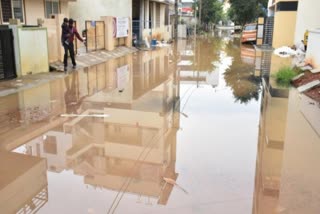 waterlogging on roads in panipat