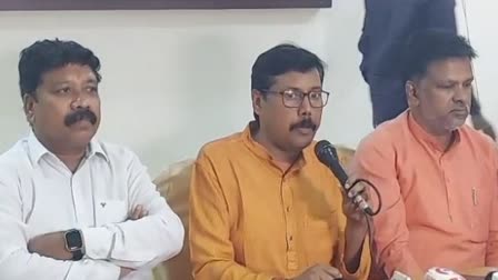 bjp targets talcher mla over vk padian visit