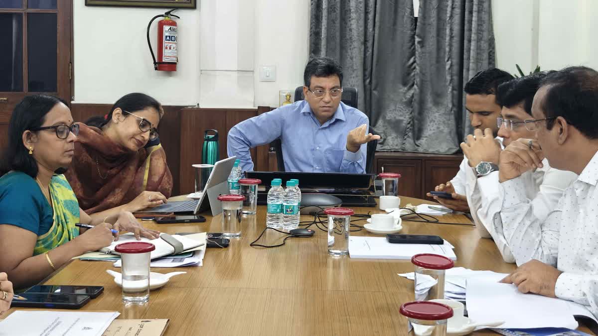 Review meeting held at Chief Commissioner office