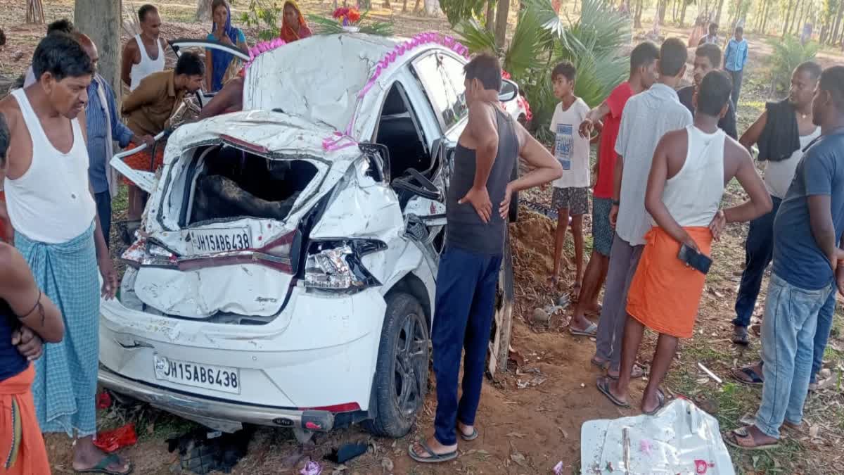 groom brother in law died in road accident in Giridih