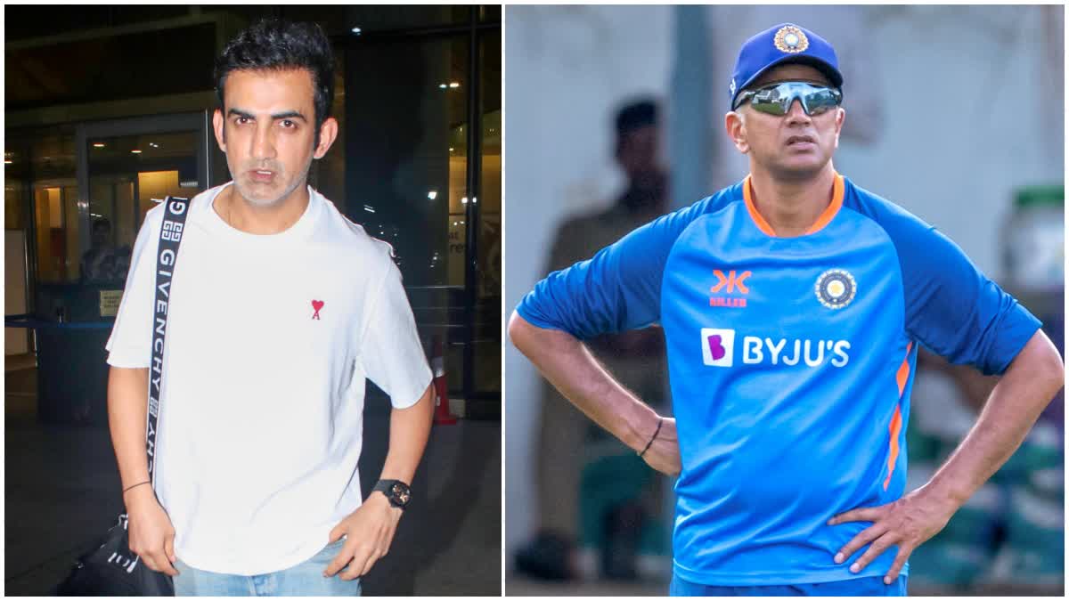 Gautam Gambhir and Rahul Dravid