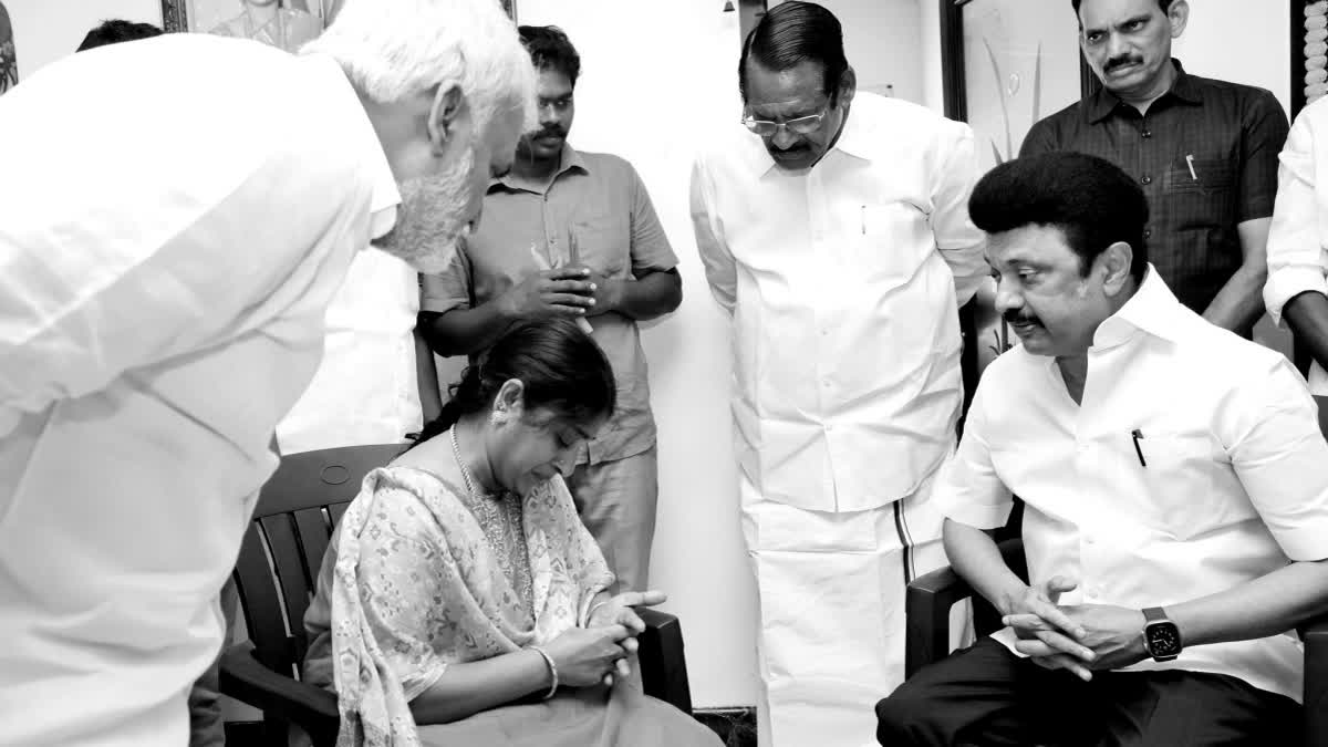 CM Stalin Visits Slain BSP TN Chief Armstrong's Family, Assures Action