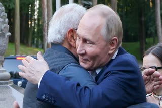 Modi and Putin Meet at private engagement