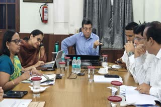 Review meeting held at Chief Commissioner office