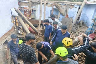 Cows Buried Due to House Collapse in Almora