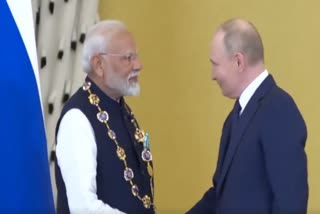 PM Modi receives Russia's highest civilian honour during Moscow visit