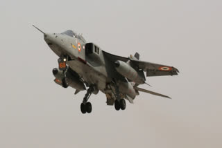 plane crashed in Ratangarh area churu district