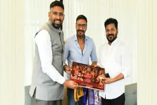 Ajay Devgn meets Telangana CM proposes world class film studio in the Telangana state Urdu News