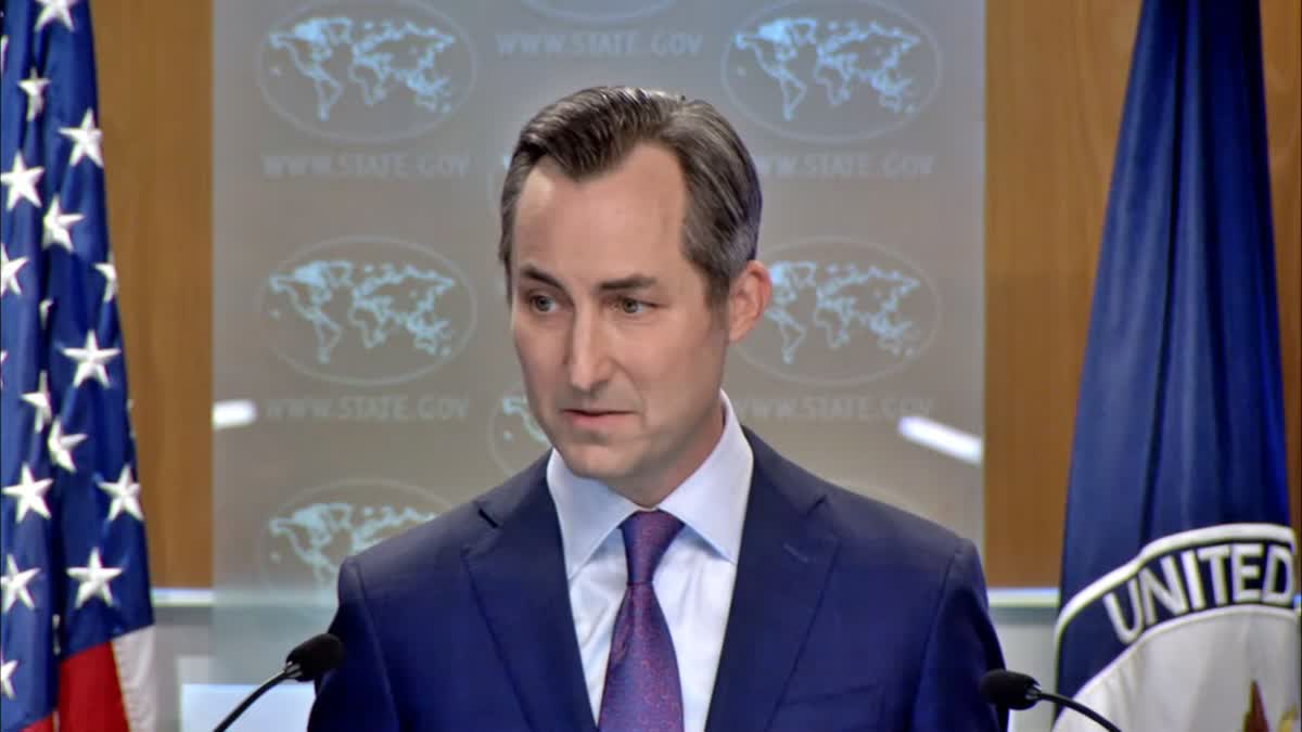 US State Department Spokesperson Matthew Miller  US says G20 will have Ukraine in Agenda NewDelhi  ಭಾರತದಲ್ಲಿ ನಡೆಯುವ ಜಿ20 ಶೃಂಗಸಭೆ  ಉಕ್ರೇನ್​ ಯುದ್ಧ ಕುರಿತು ಚರ್ಚೆ  ನವದೆಹಲಿಯಲ್ಲಿ ನಡೆಯಲಿರುವ ಜಿ20 ಶೃಂಗಸಭೆ  ಉಕ್ರೇನ್‌ನಲ್ಲಿ ನಡೆಯುತ್ತಿರುವ ಯುದ್ಧವು ಪ್ರಮುಖ ಚರ್ಚೆ  US State Department  Ukraine would be top priority at G20  ಜಿ20 ಶೃಂಗಸಭೆಯಲ್ಲಿ ರಷ್ಯಾ ಉಕ್ರೇನ್‌ ಯುದ್ಧ ಕುರಿತು ಚರ್ಚ  ವ್ಯವಸ್ಥಾಪನಾ ಅಂಶಗಳು ಮತ್ತು ಪ್ರಗತಿ