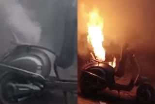 Electric Scooter Fire