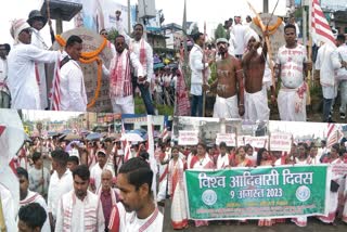 March of tribes in Ranchi