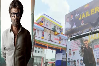 Chennai decked up with Rajinikanth's posters ahead of Jailer release