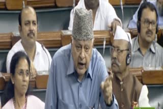 Farooq Abdullah speaks in Lok Sabha