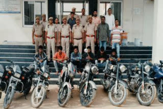 vehicle theft gang busted in Jaipur, 6 arrested, 8 bikes recovered