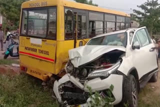 School Bus Accident in Warangal