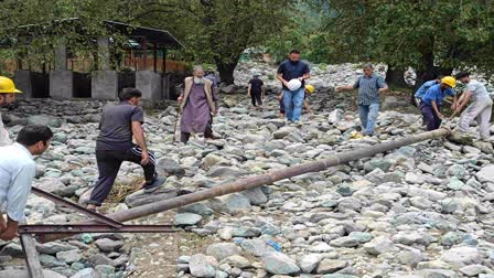 Cloudburst in Upper Area of Tral