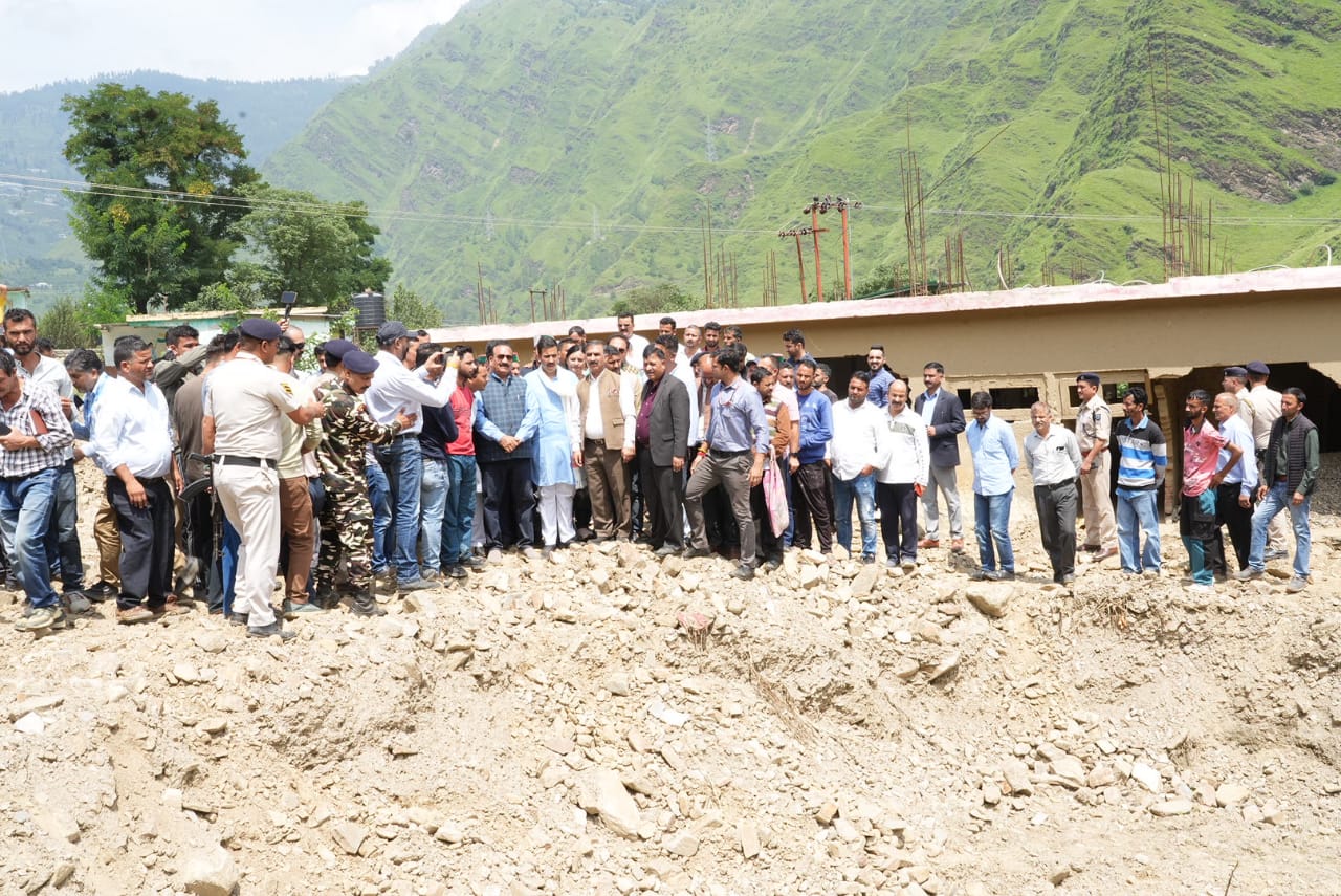 CM Sukhu visited flood affected