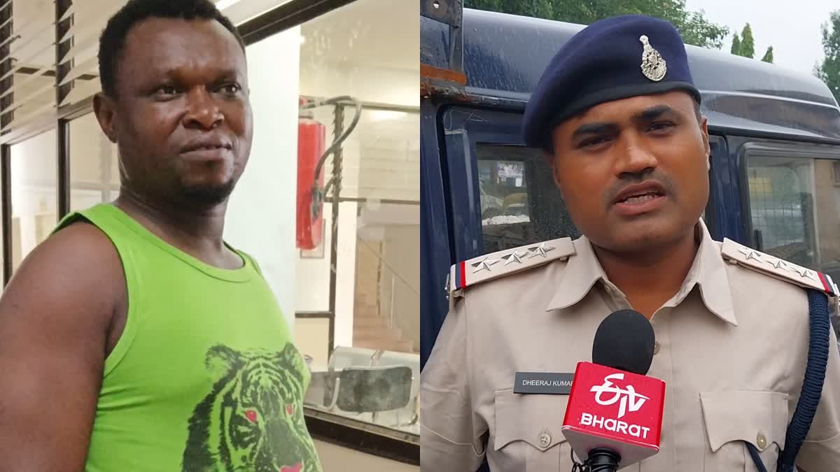 NIGERIAN MAN GUEST JABALPUR POLICE