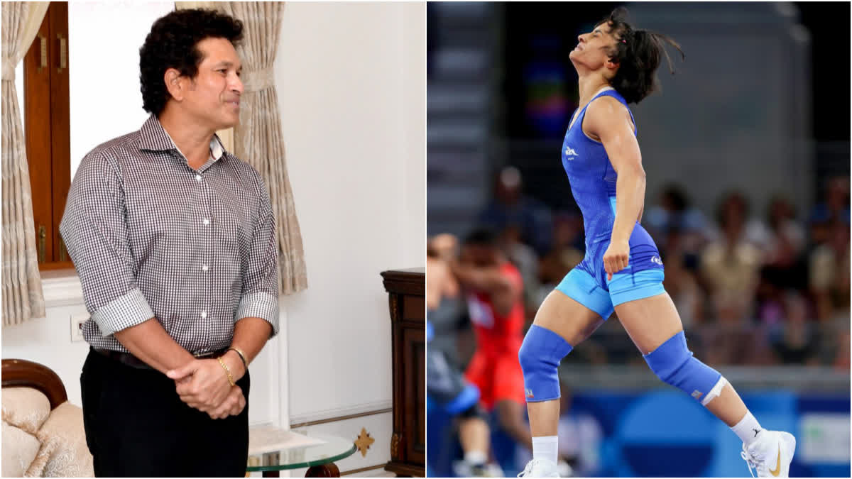 Sachin Tendulkar Backs Indian Wrestler Vinesh Phogat