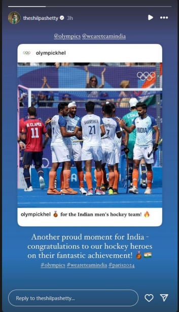 Bollywood Stars Celebrate India's Bronze Medal in Men's Hockey at Paris Olympics 2024