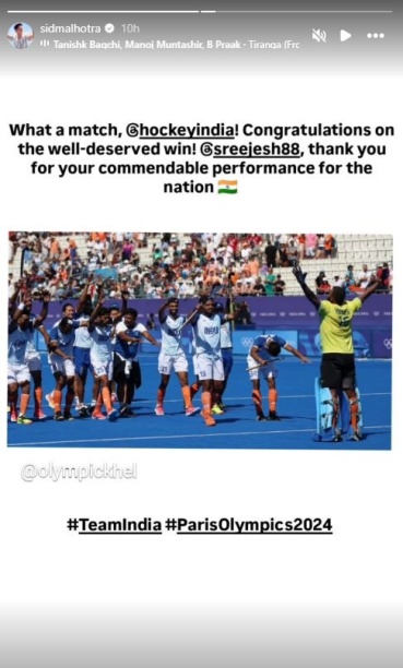 Bollywood Stars Celebrate India's Bronze Medal in Men's Hockey at Paris Olympics 2024