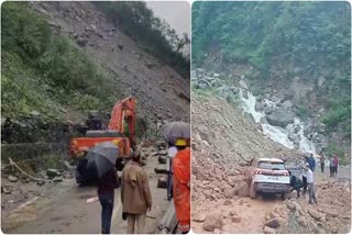 Kedarnath road is being repaired