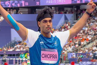 Neeraj Chopra clinches silver medal in the men's javelin final at the Paris Olympics 2024