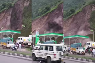 Landslide on Kiratpur-Manali Fourlane