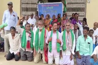 Farmers Protest for Lands