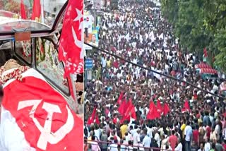 Thousands of people paid their last respects to CPI(M) leader Budhadev Bhattacharya