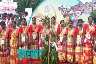 Cultural program on Tribal Festival in Ranchi on World Tribal Day 2024