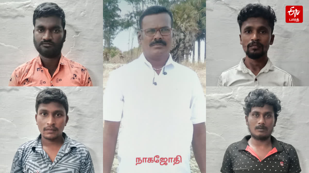 தூத்துக்குடி ஃபைனான்சியர் காருடன் எரித்துக் கொலை : ஓட்டுநர் உள்ளிட்ட 4 பேர் கைது