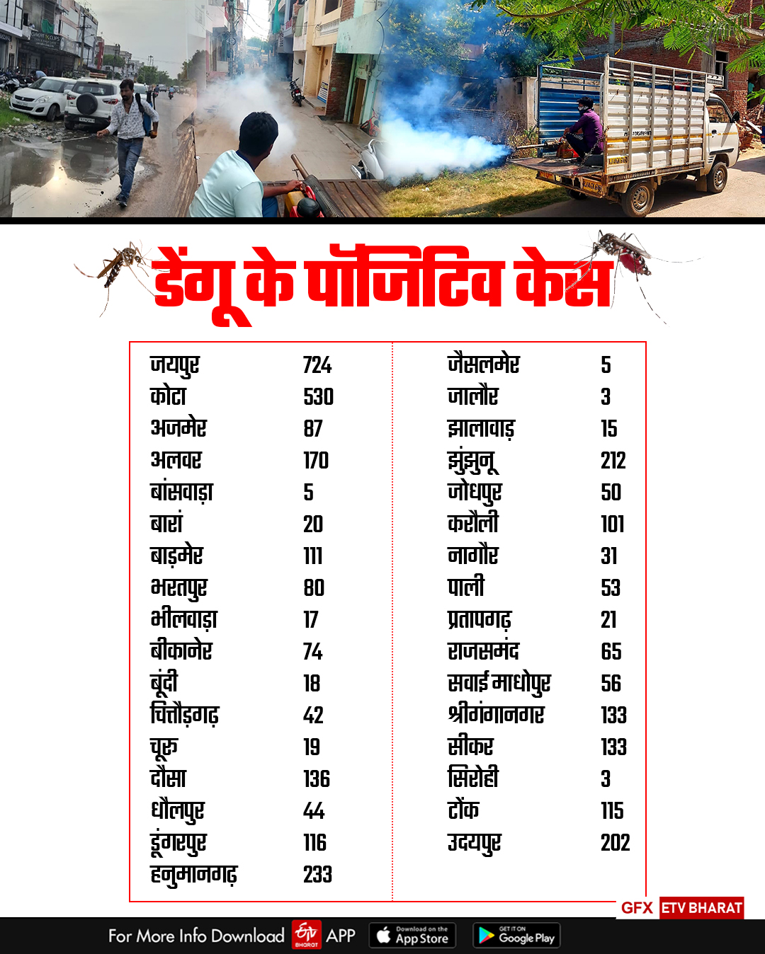 Dengue Cases in Rajasthan