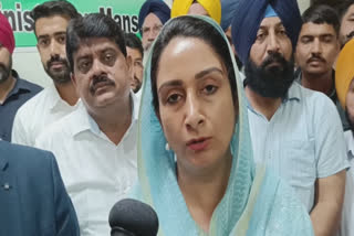 Harsimrat Kaur Badal's reaction on CM Mann for giving jobs to the youth of Haryana in the Punjab Police