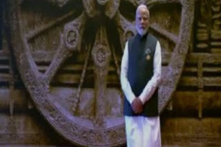 Prime Minister Modi receives G20 leaders with Sun Temple's Konark Wheel replica as backdrop