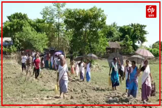 Rehabilitation of the erosion victims in Dhemaji