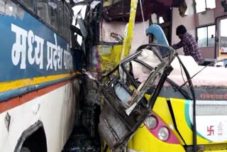 Two buses collide on National Highway 3