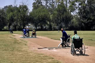 Wheelchair cricket in Kashmir