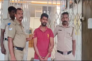 Robbery Case Accused Arrested in Idukki  Robbery Case  Accused Arrested  Idukki  Robbery  Kumily  Mobile Tower  Gudalur  മോഷണക്കേസുകള്‍  മോഷണം  യുവാവ്  പൊലീസ്  മൊബൈല്‍ ടവര്‍  കുമളി  നിരീക്ഷണ കാമറ  പ്രതി