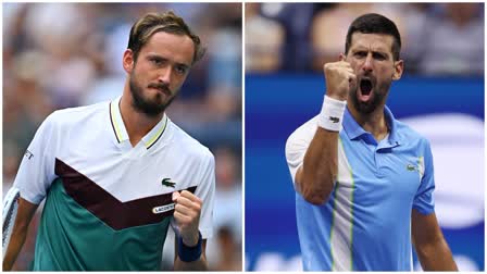 daniil medvedev and novak djokovic