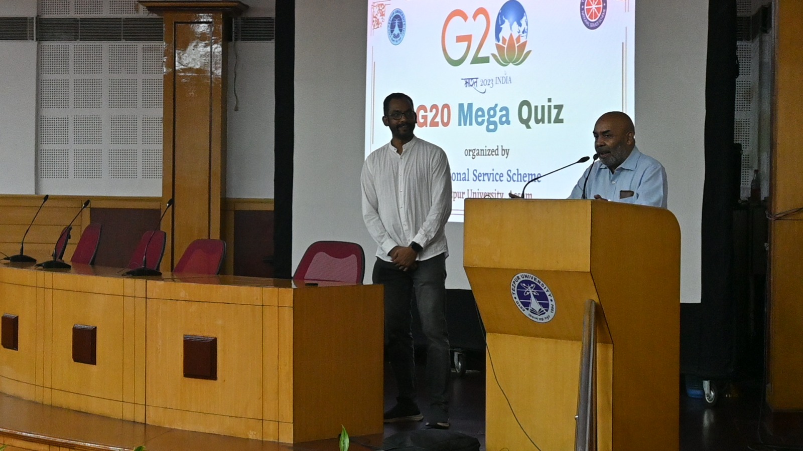 G-20 quiz contest in Tezpur University