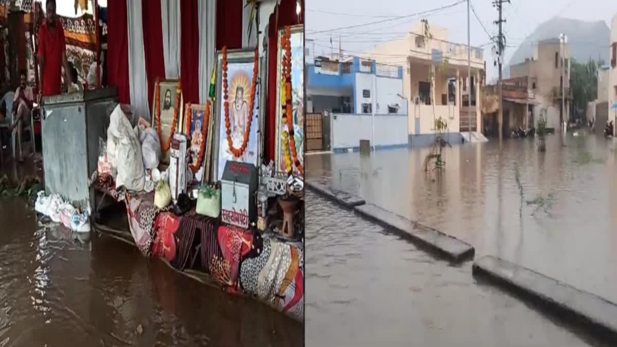 heavy rain in ajmer