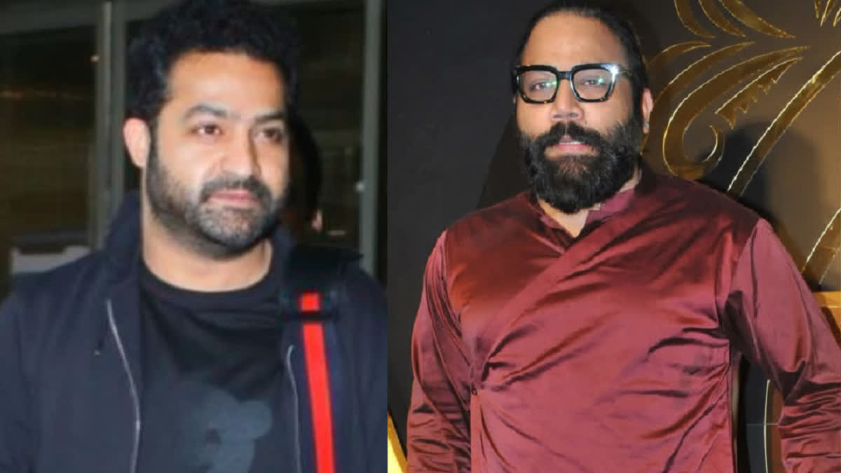 Jr NTR and Animal Director Sandeep Reddy Vanga