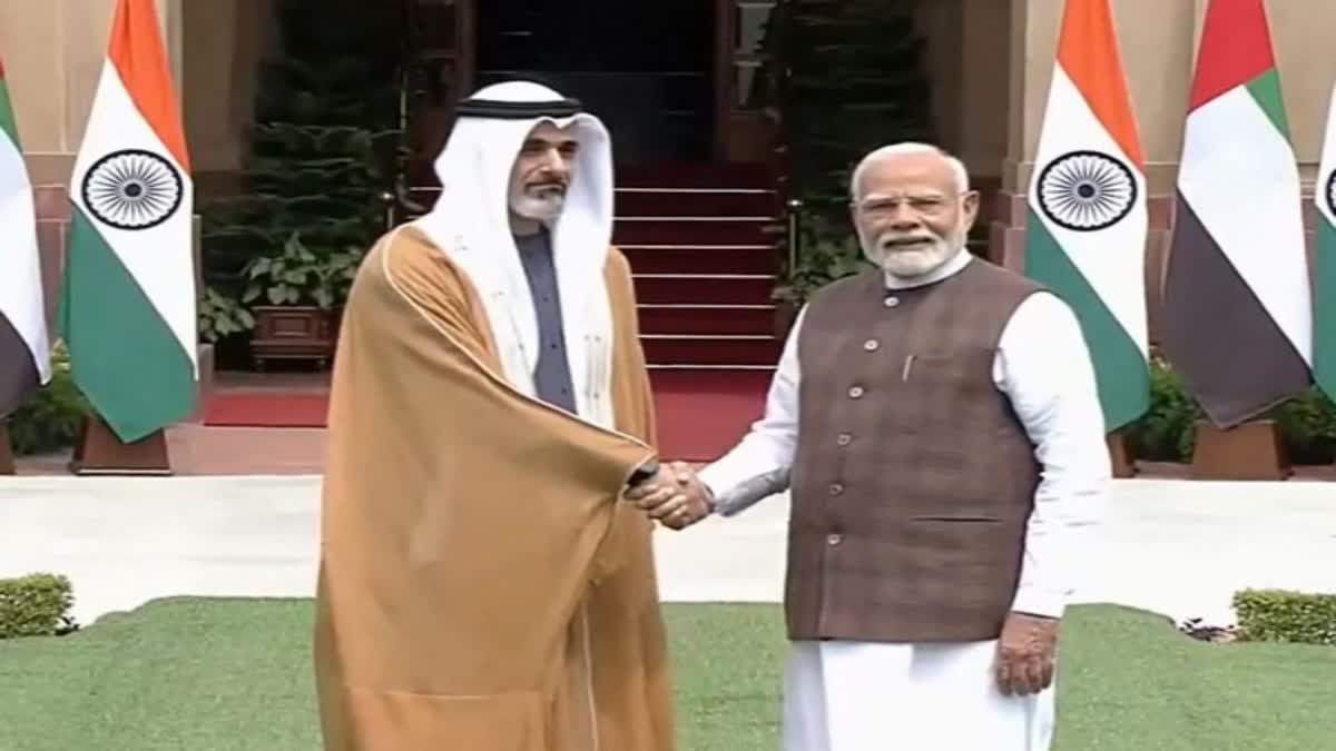 PM Modi holds talks with Abu Dhabi Crown Prince